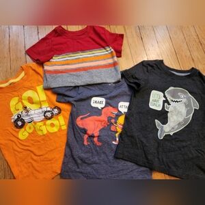 Colorful Kids Graphic T-Shirts Set 2T